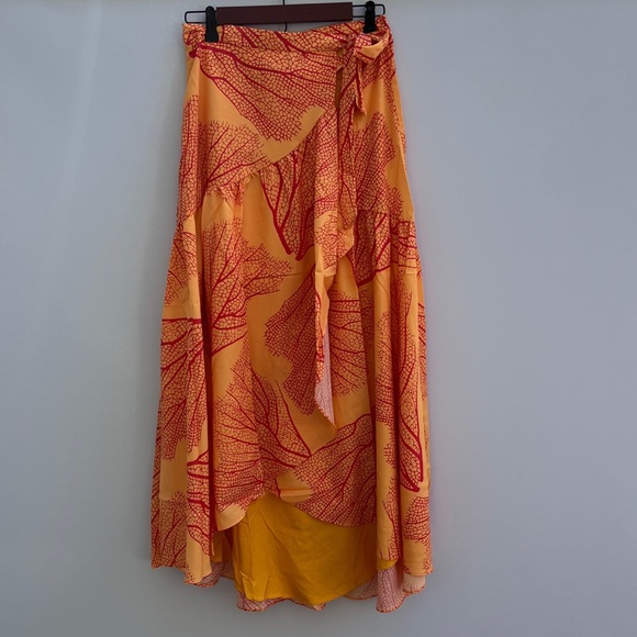 NWT Anthropologie Hutch Printed Wrap Maxi Skirt - Picture 13 of 15